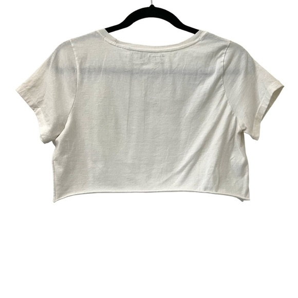 Champion White Logo Cropped Shirt - Picture 2 of 4